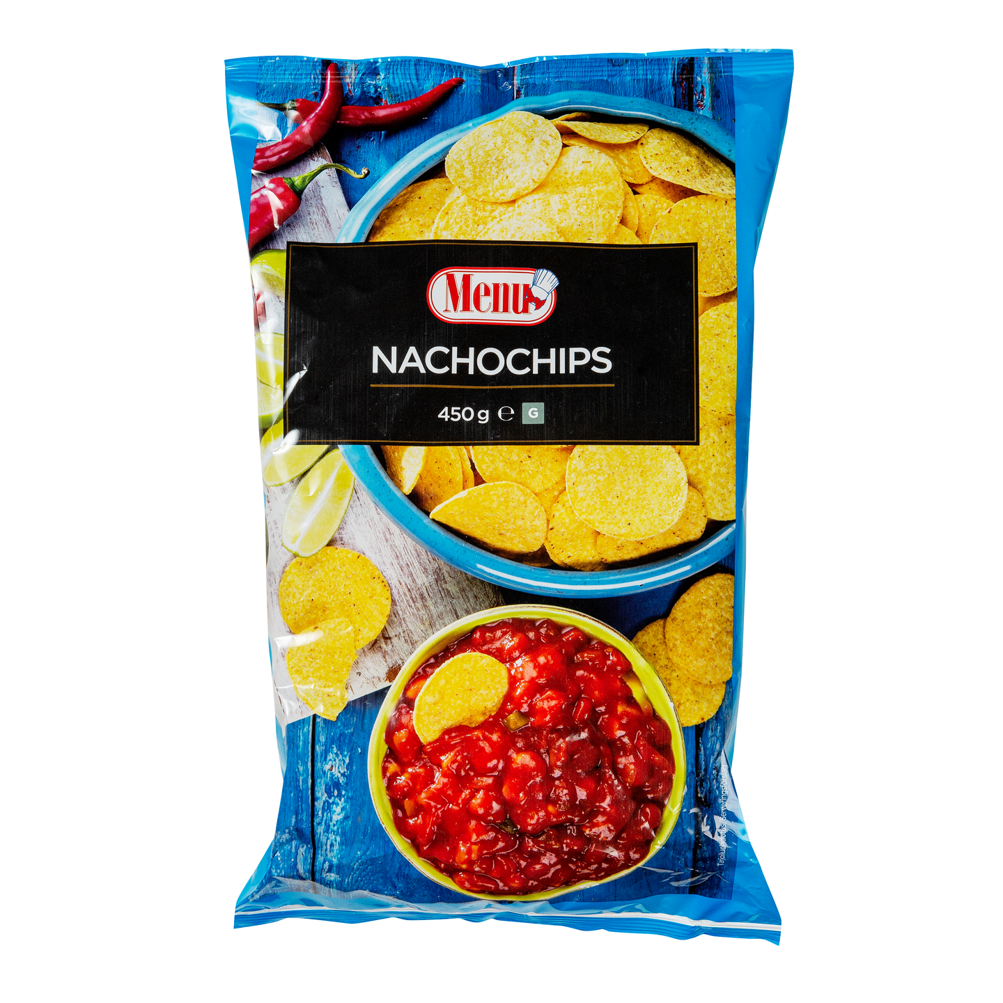 Menu nachochips 450g