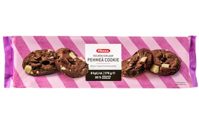 Pirkka kolmen suklaan pehmeä cookie 175g - kuva