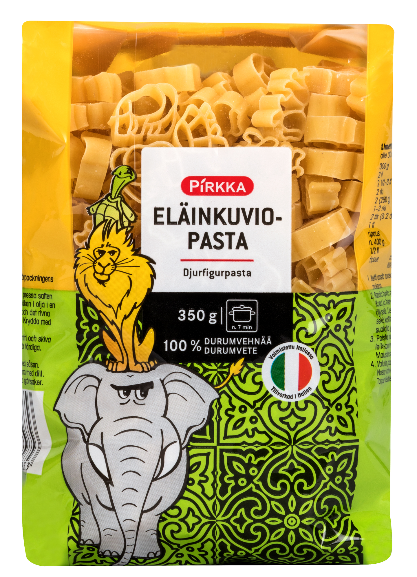 Pirkka eläinkuviopasta 350g | K-Ruoka Verkkokauppa