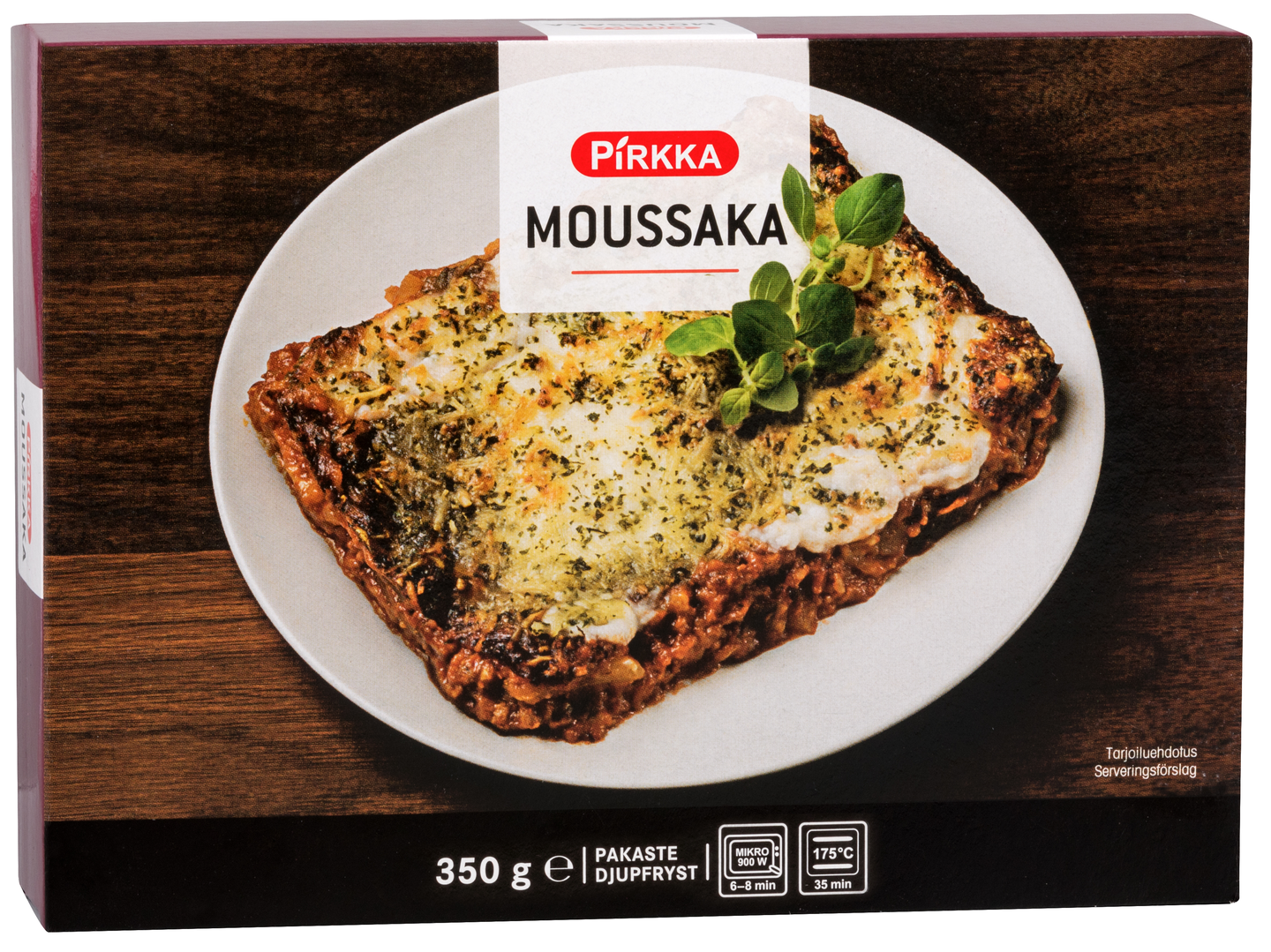 Pirkka moussaka 350g pakaste | K-Ruoka Verkkokauppa