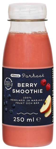 Pirkka Parhaat Berry smoothie 250ml | K-Ruoka Verkkokauppa