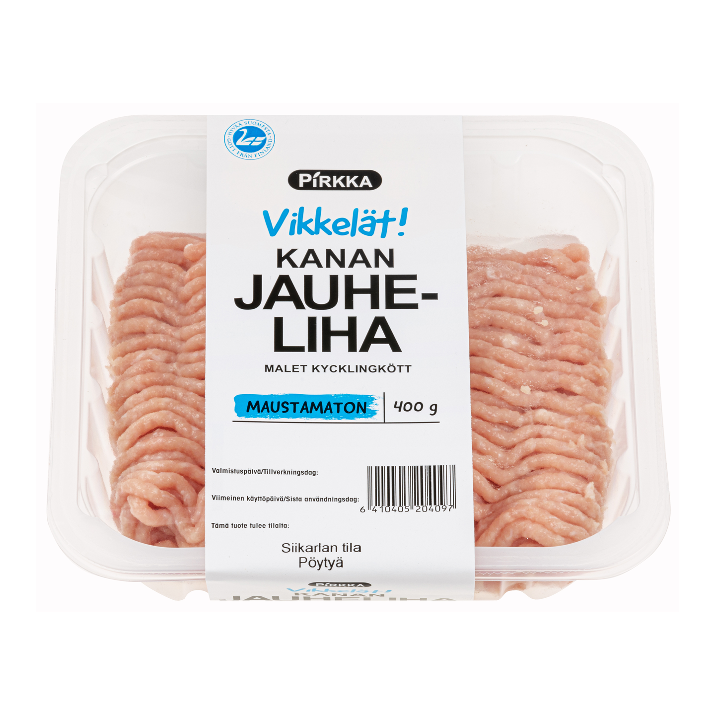 Pirkka Vikkelät kanan jauheliha 400g | K-Ruoka Verkkokauppa