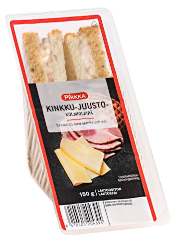 Pirkka kinkku-juustokolmioleipä 150g