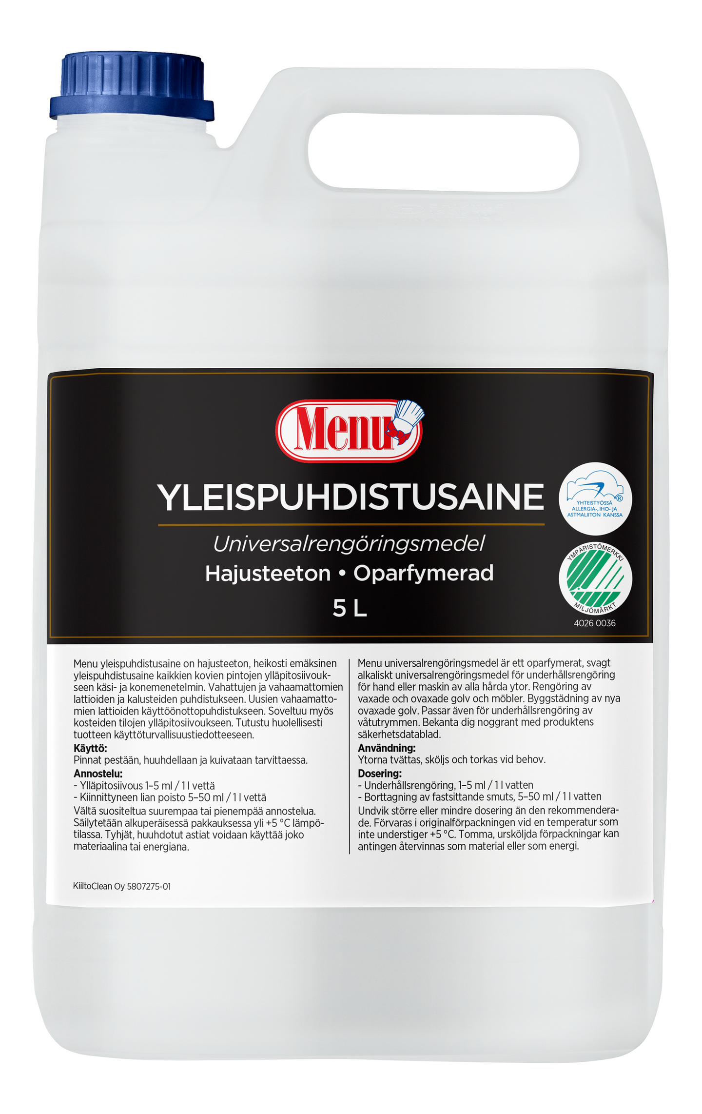 Menu yleispuhdistusaine 5l