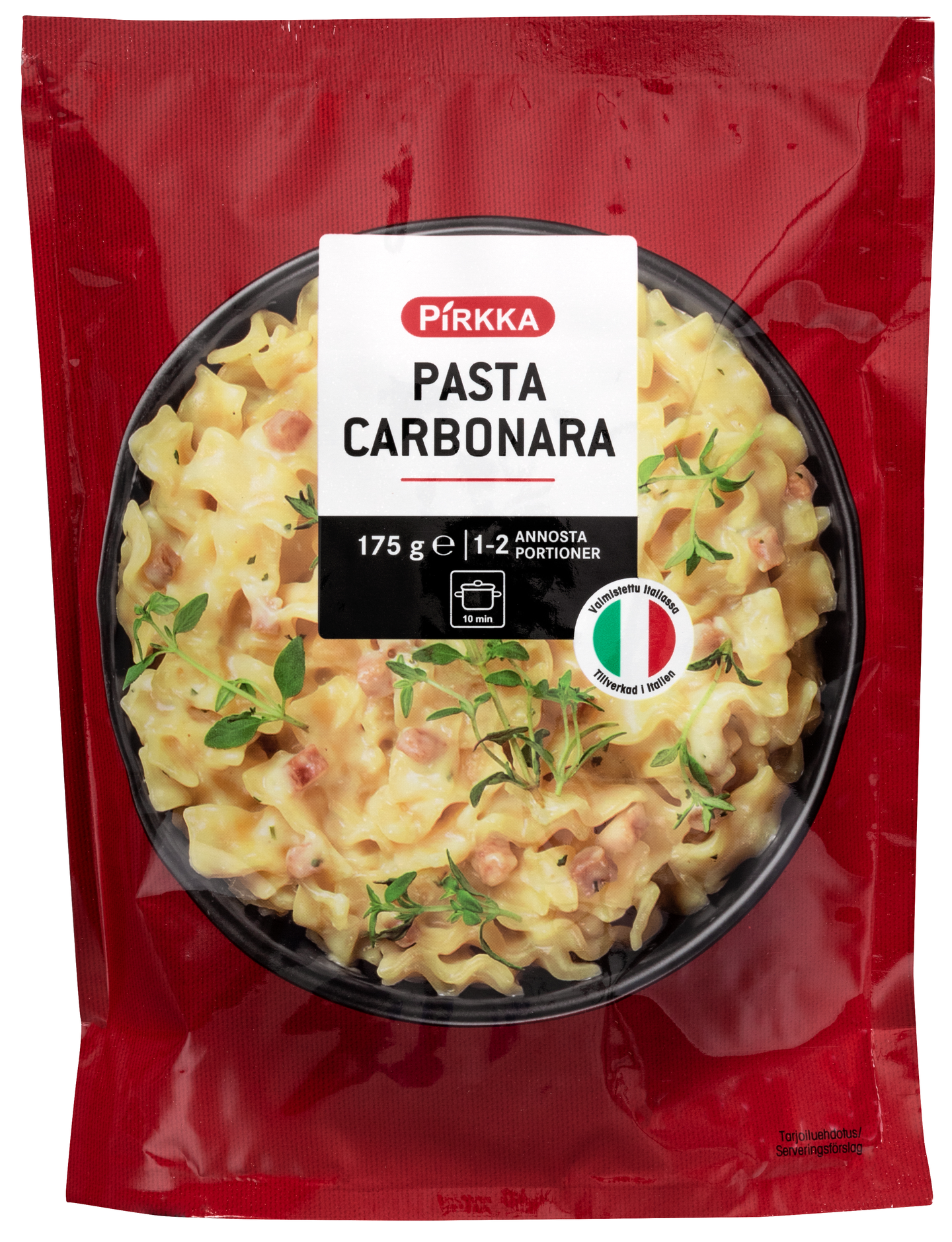 Pirkka pasta carbonara 175 g | K-Ruoka Verkkokauppa