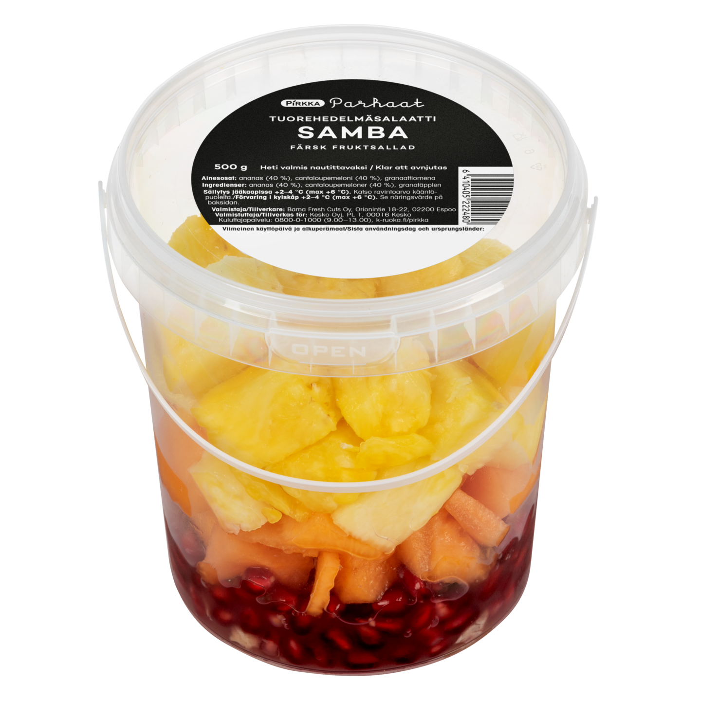 Pirkka Parhaat Samba ananas-cantaloupe-granaattiomena 500 g | K-Ruoka  Verkkokauppa