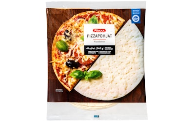 Pirkka pizzapohja 4kpl/360g pakaste - kuva
