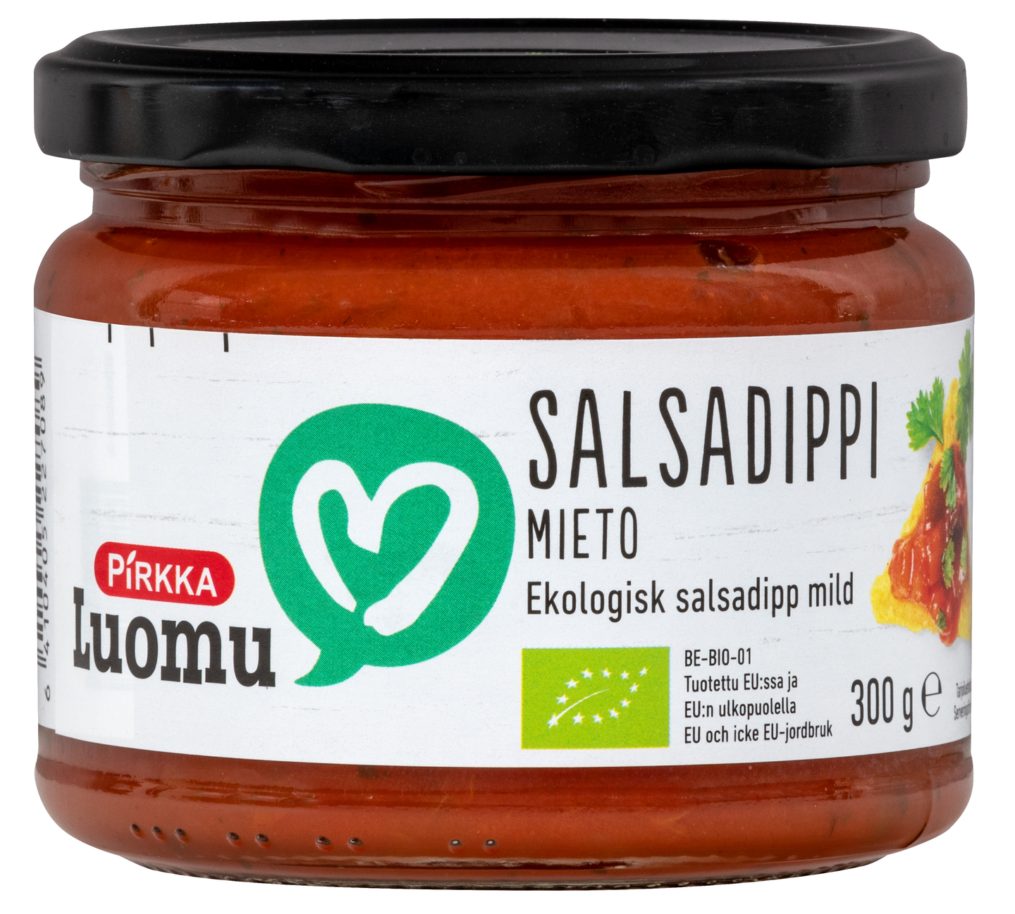 Pirkka luomu salsa dippi 300g mieto | K-Ruoka Verkkokauppa