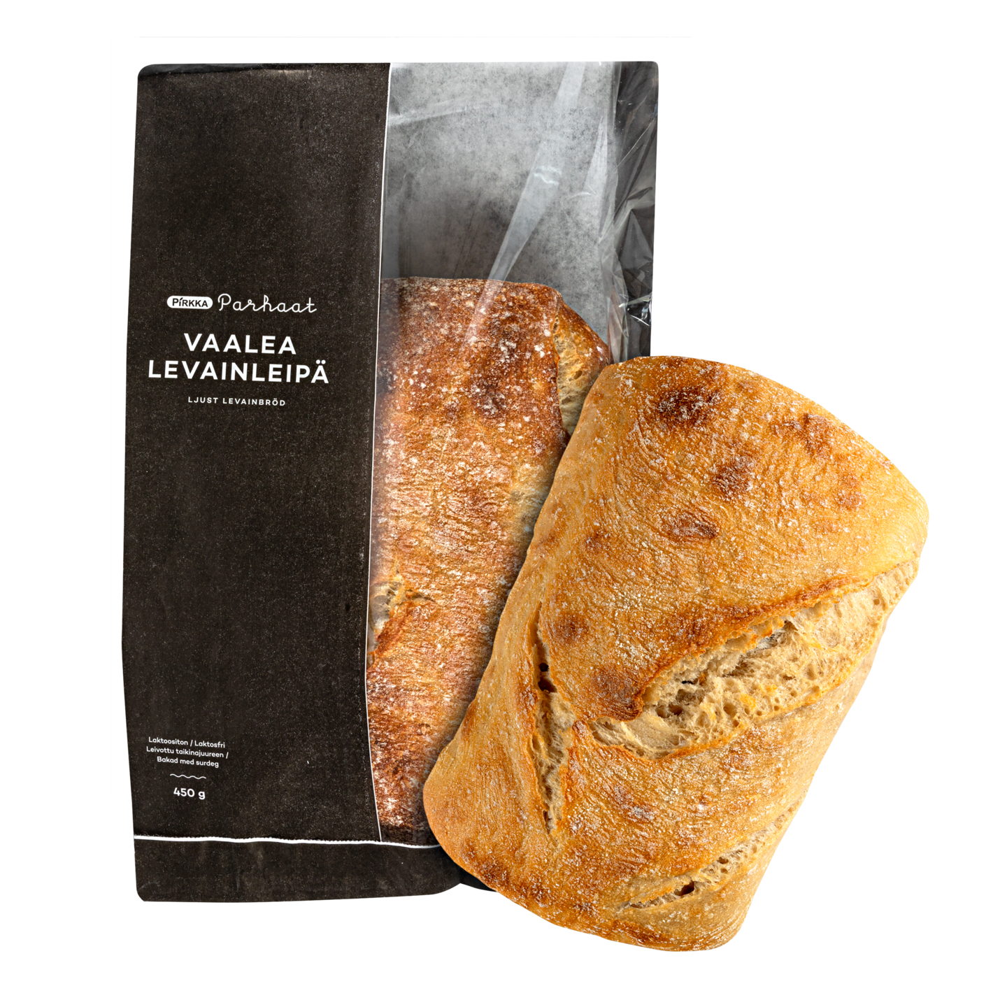 Pirkka Parhaat vaalea levain leipä 450g