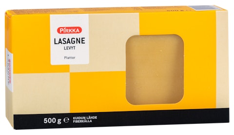 Pirkka lasagne munapasta 500g