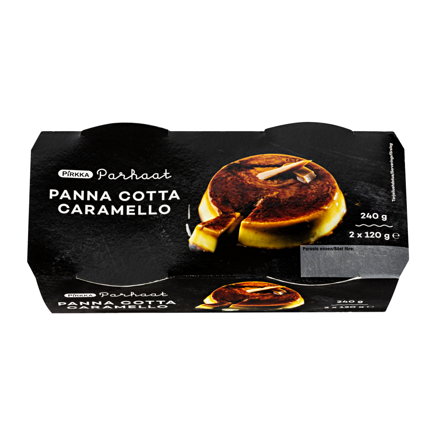 Pirkka Parhaat panna cotta caramello 240g (2x120g) | K-Ruoka Verkkokauppa