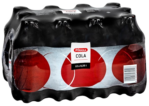 Pirkka Cola 0,33l virvoitusjuoma 12-pack
