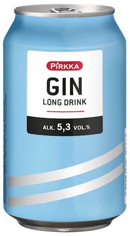 Pirkka GIN Long Drink 5,3% 0,33l