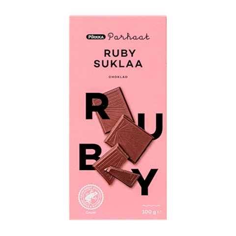 Pirkka Parhaat Ruby suklaa 100g UTZ