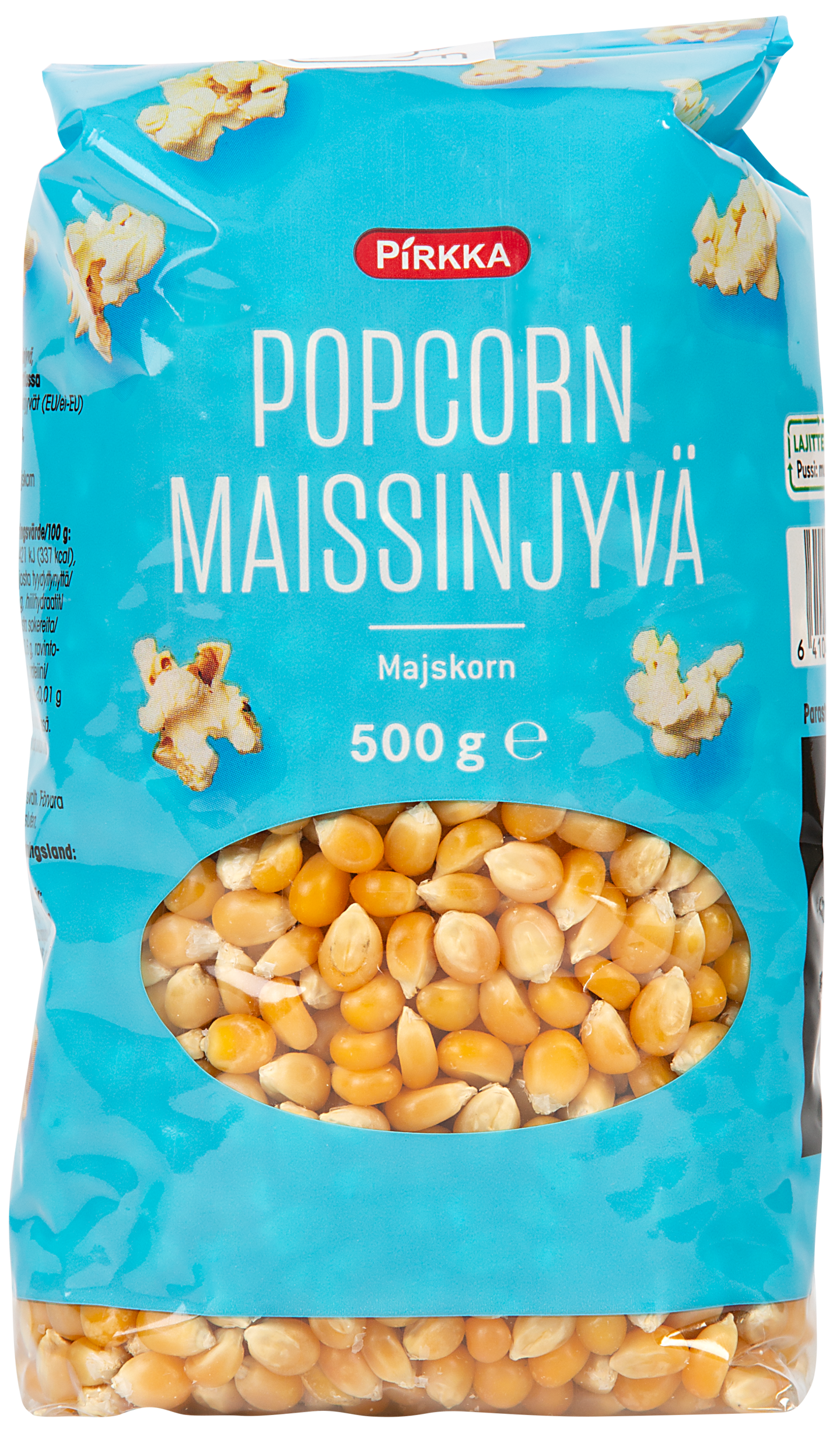 Pirkka popcorn maissinjyvä 500g