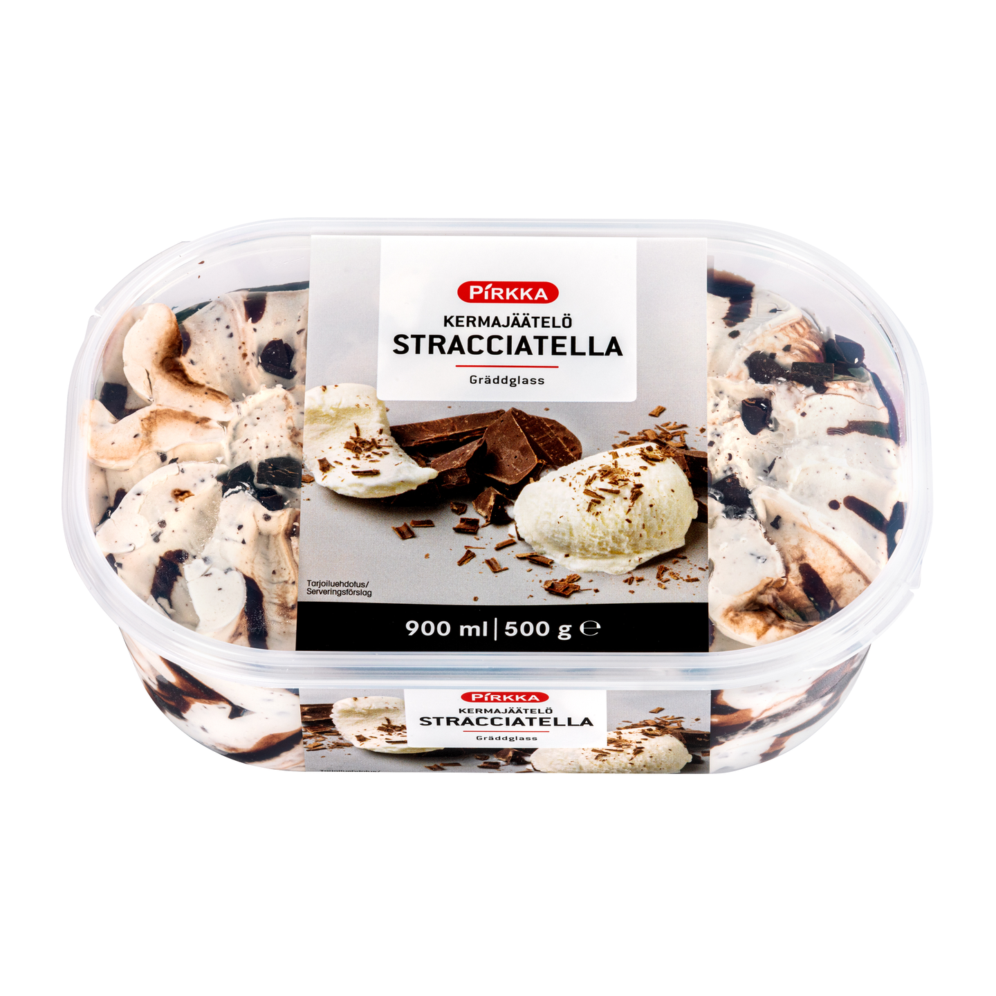 Pirkka kermajäätelö stracciatella 900ml/466g | K-Ruoka Verkkokauppa