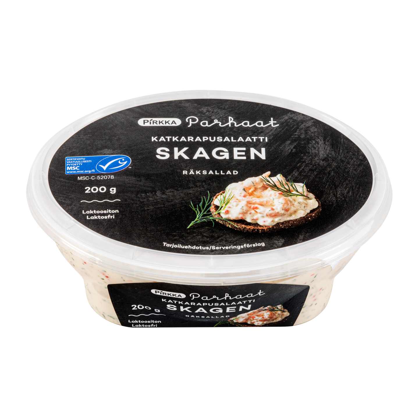 Pirkka Parhaat katkarapusalaatti skagen 200g MSC | K-Ruoka Verkkokauppa