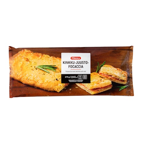 Pirkka kinkku-juusto focaccia 270 g pakaste