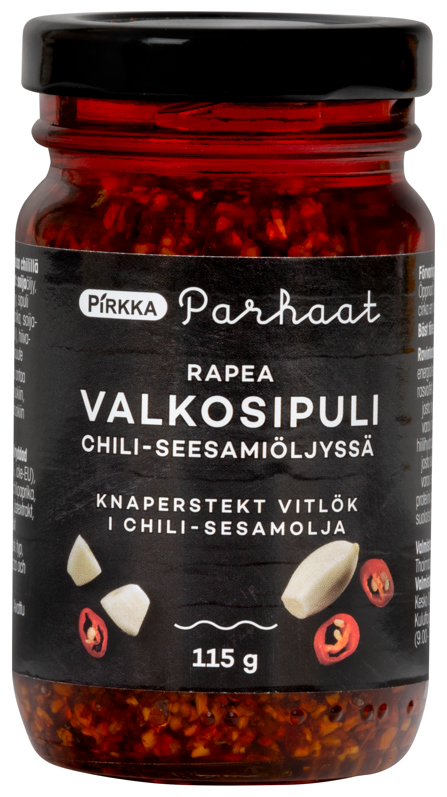 Pirkka Parhaat rapea valkosipuli chili-seesamiöljyssä 115g | K-Ruoka  Verkkokauppa