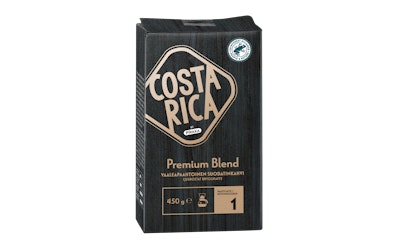 Pirkka Costa Rica Premium Blend vaaleapaahtoinen suodatinkahvi 450 g RFA - kuva