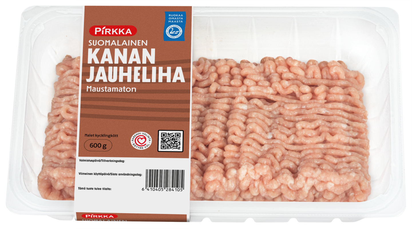 Pirkka Vikkelät kanan jauheliha 600g | K-Ruoka Verkkokauppa