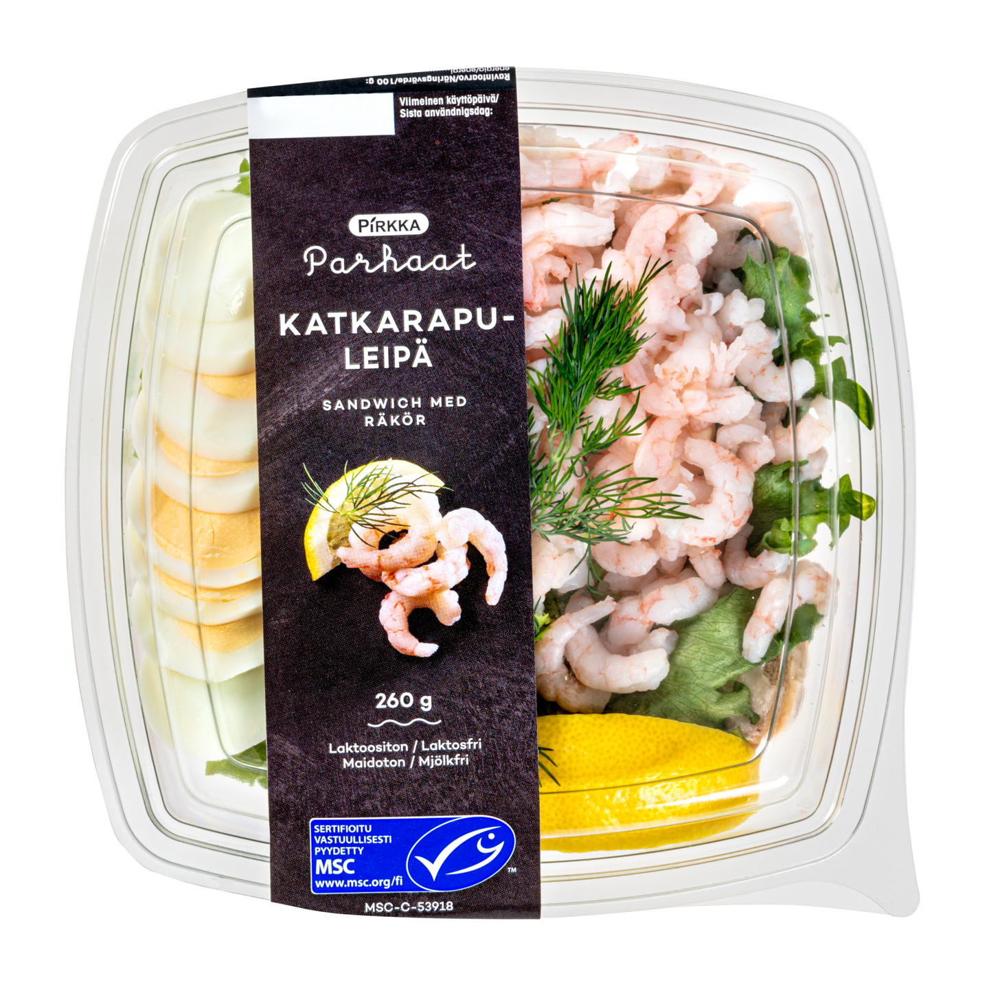 Pirkka Parhaat katkarapuleipä 260g MSC | K-Ruoka Verkkokauppa