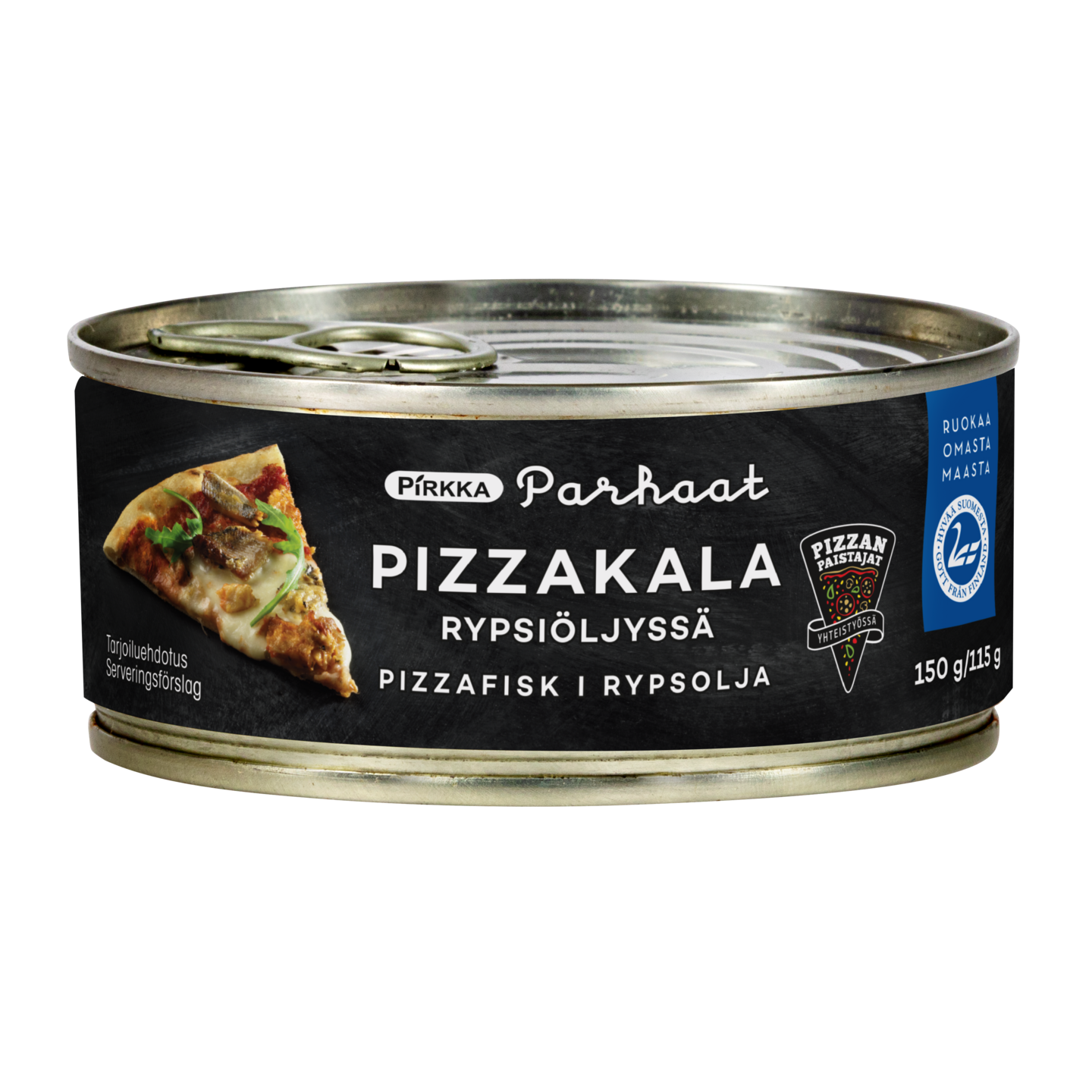 Pirkka Parhaat pizzakala rypsiöljyssä 150g/115g Pizzanpaistajat | K-Ruoka  Verkkokauppa