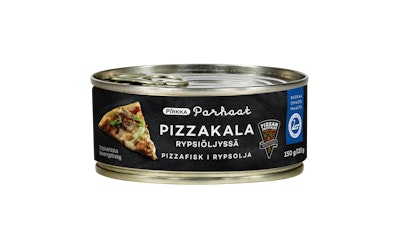 Pirkka Parhaat pizzakala rypsiöljyssä 150g/115g Pizzanpaistajat - kuva
