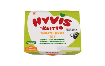 K HYVIS tomaattikeitto laktoositon ja gluteeniton 300g - kuva