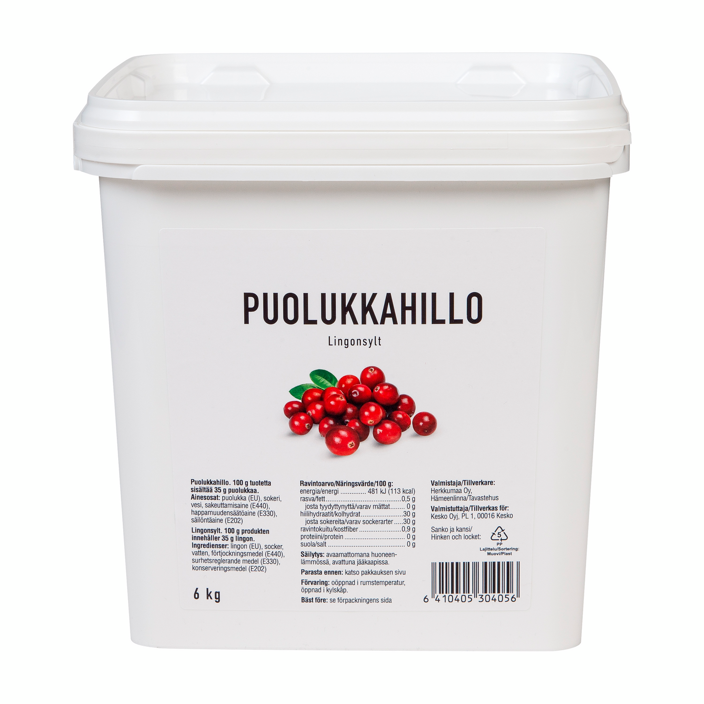 Puolukkahillo 6kg