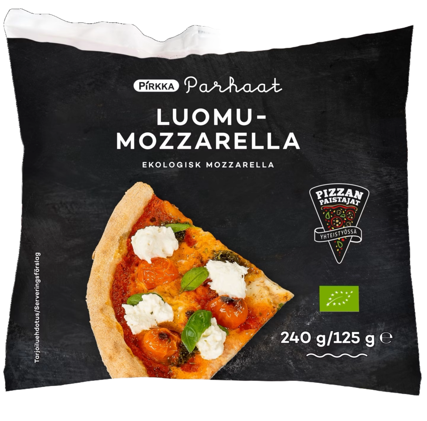 Pirkka Parhaat Mozzarella Luomu 125 g Pizzanpaistajat