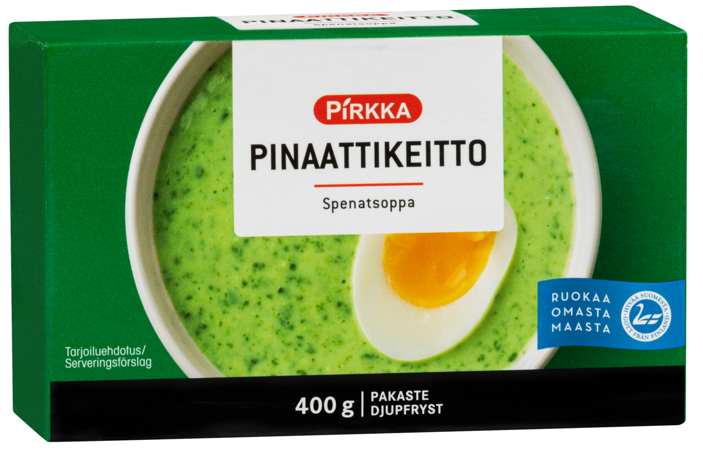 Pirkka pinaattikeitto 400g suomalainen pakaste KRuoka Verkkokauppa