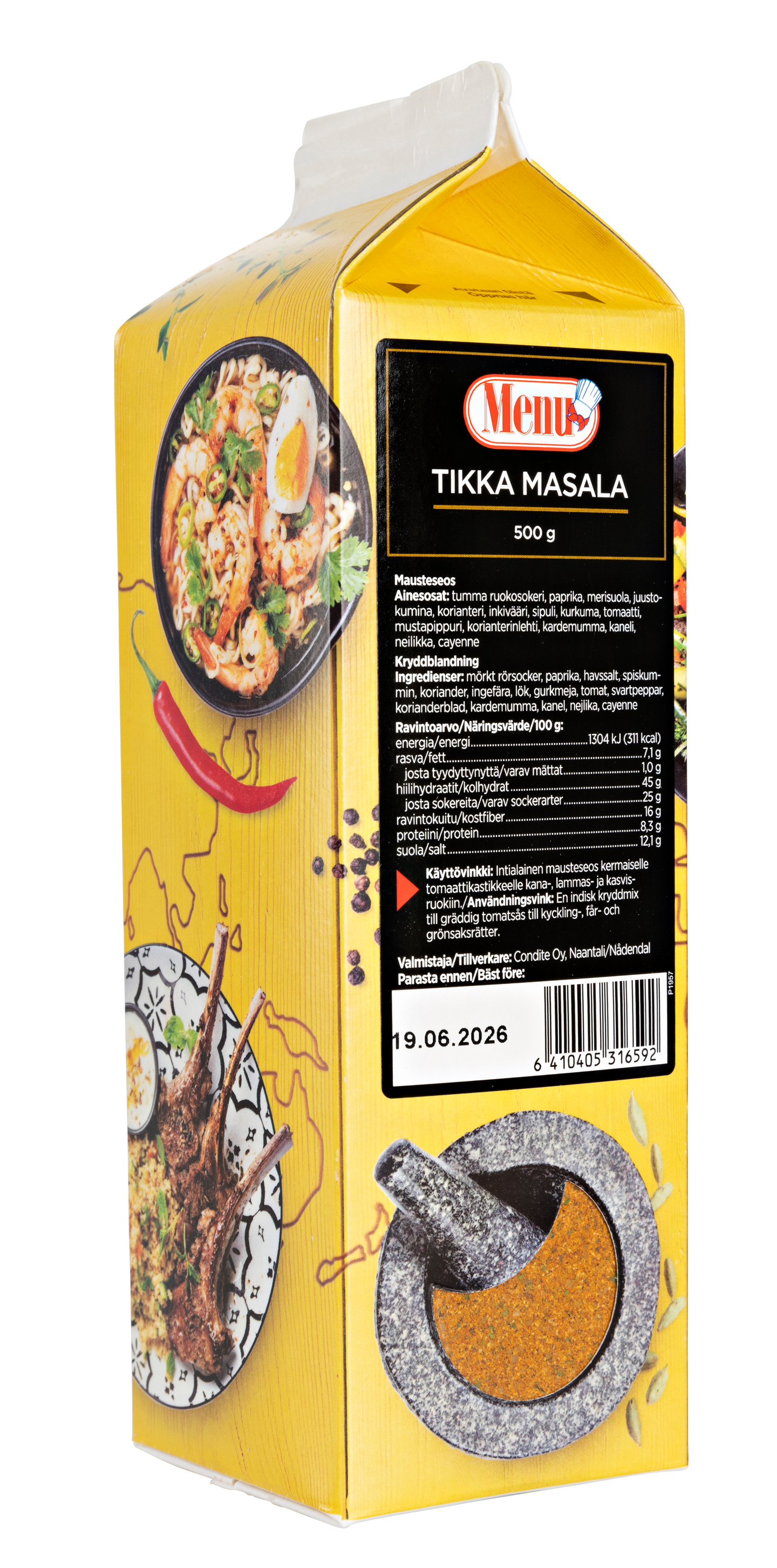 Menu tikka masala mausteseos 500g