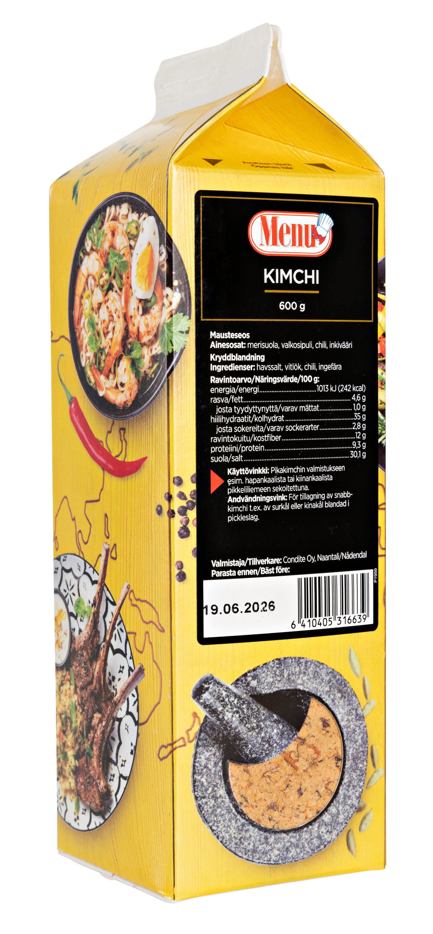 Menu kimchi mausteseos 600g