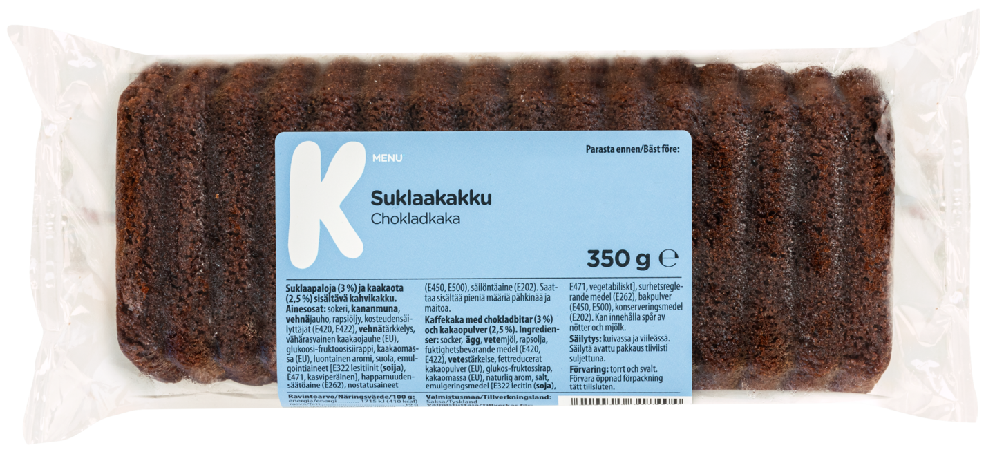 K-Menu suklaakakku 350g | K-Ruoka Verkkokauppa