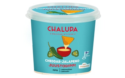 Chalupa cheddar-jalapeno juustodippi 250g laktoositon - kuva
