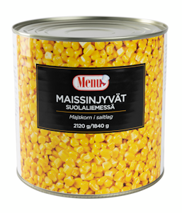 Menu maissinjyvät suolaliemessä 2120g/1840g