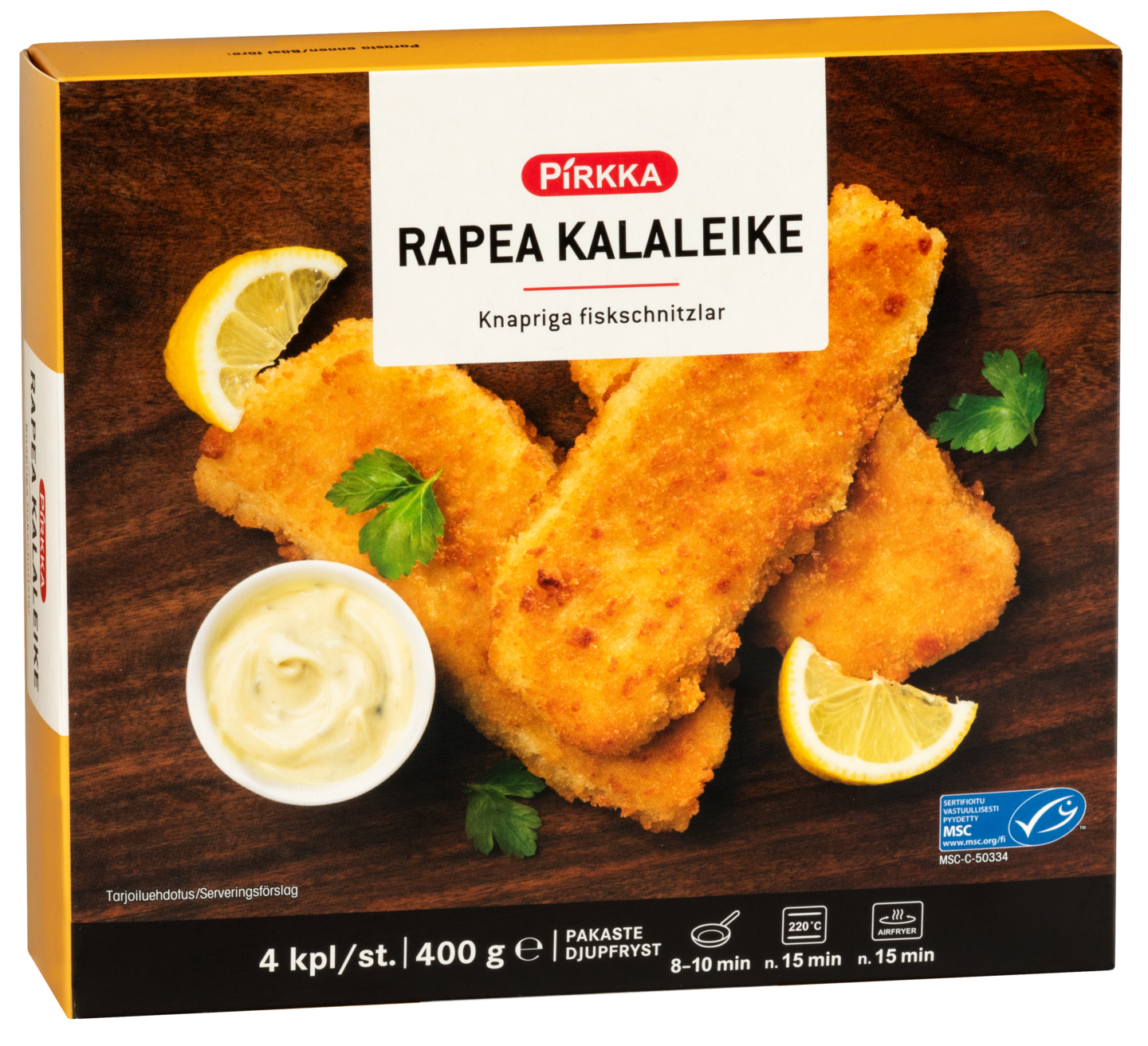 Pirkka rapea kalaleike 400g MSC pakaste KRuoka Verkkokauppa