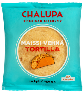 Chalupa maissi-vehnätortilla 10kpl/250g