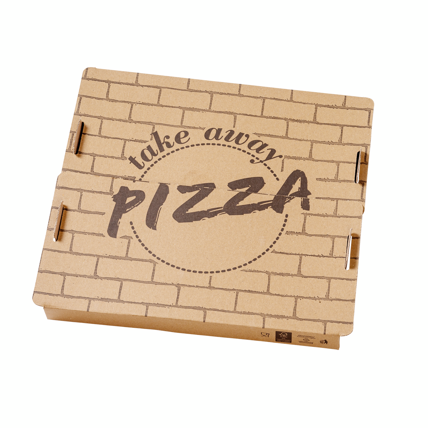 Menu pizzalaatikko 32x32x3,5cm 100kpl