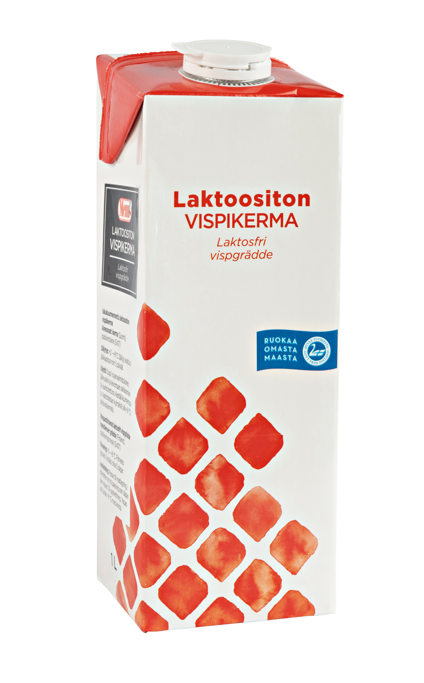 Menu laktoositon vispikerma 38% 1l UHT