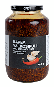 Menu rapea valkosipuli chili-seesamiöljyssä 700g