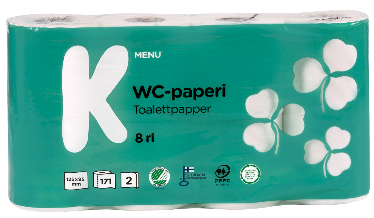 K-Menu WC-paperi 8rl