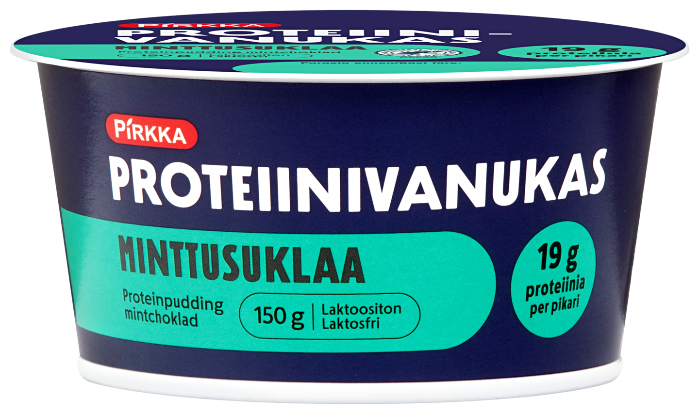 Pirkka proteiinivanukas 150g minttusuklaa