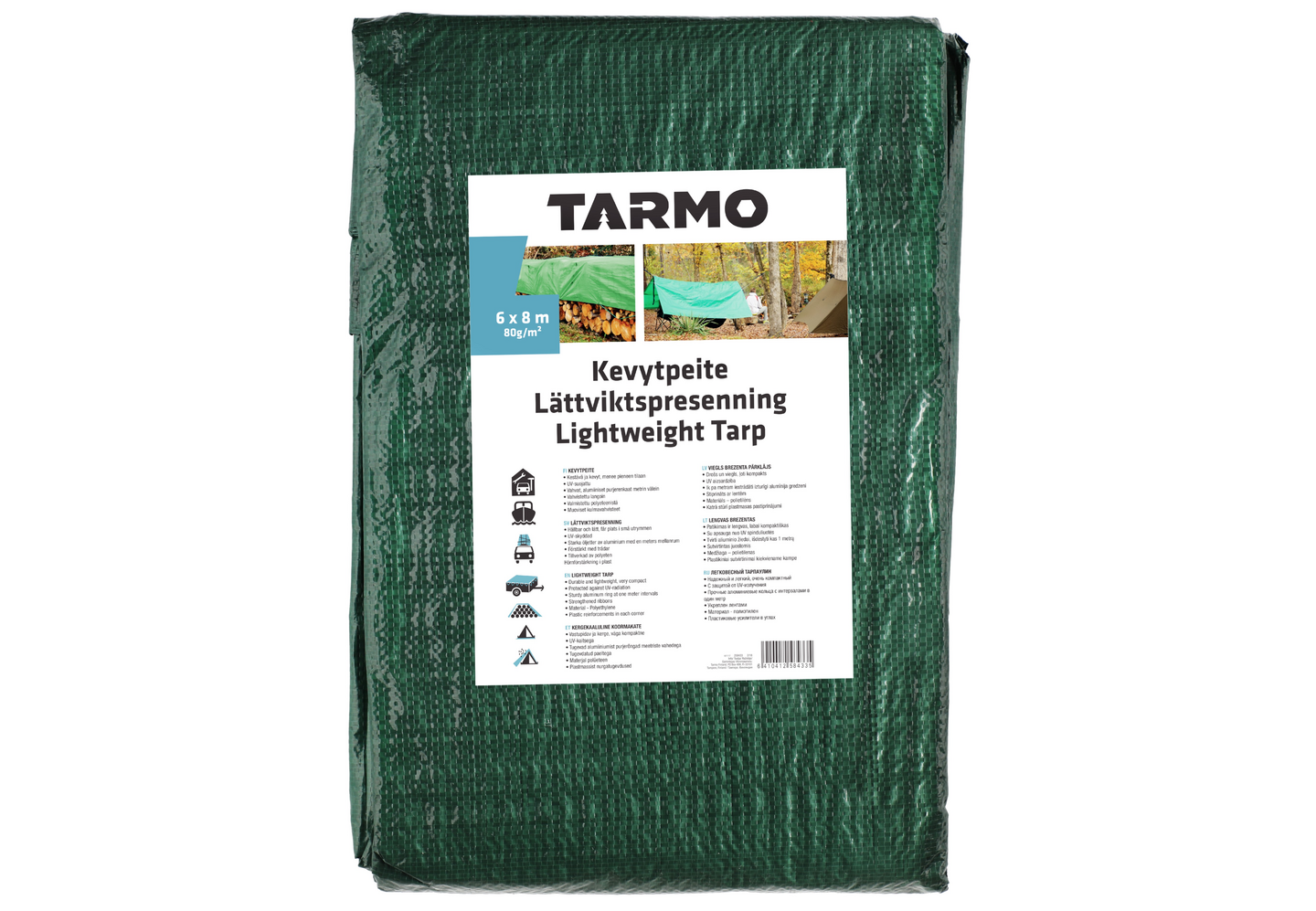 Xpert kevytpeite 80g 6x8m