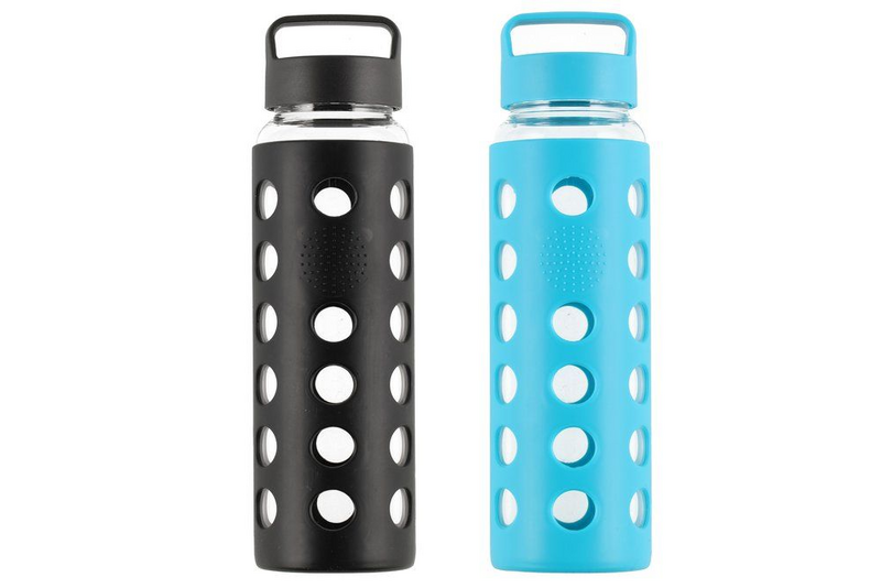 Atom Juomapullo lasia silikonikuori 630 ml lajitelma