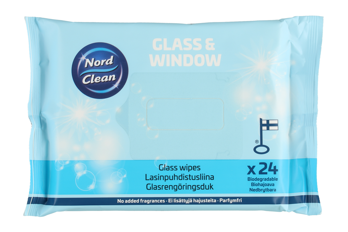 Nord Clean lasinpuhdistusliina 24kpl