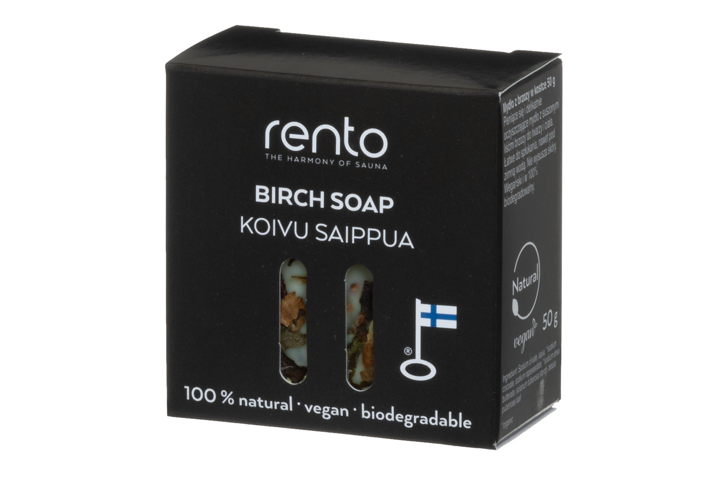 Rento koivu palasaippua 80g