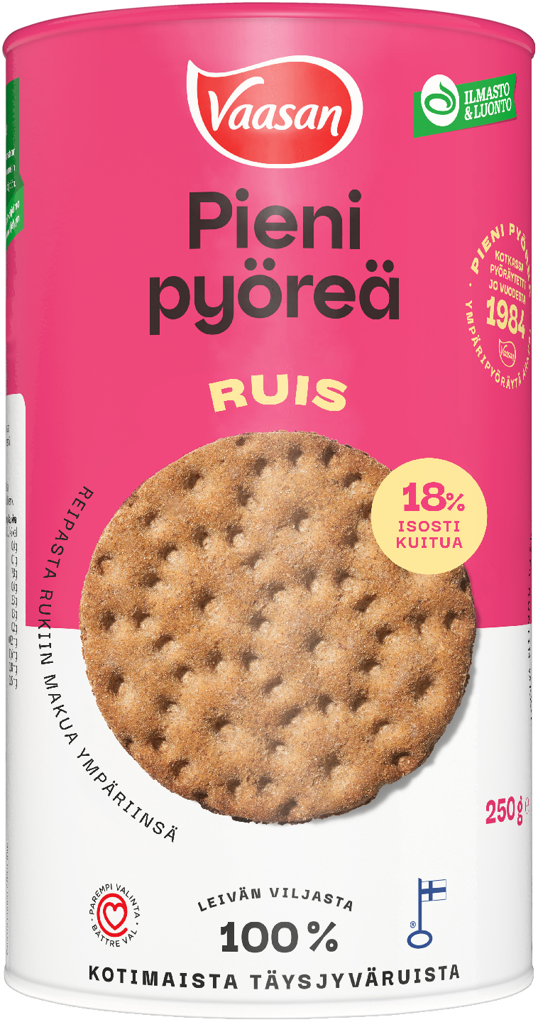 Vaasan pieni pyöreä 250g ruis PPA