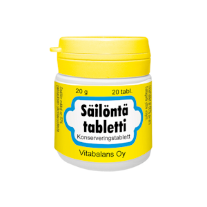 Vitabalans säilöntäpuriste 20g/20kpl